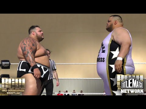 Vince Steele vs Ace Romero - Battle of the Big Men (AEW, Impact, Brii Combination Wrestling)