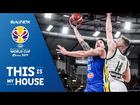 Italy v Lithuania - Full Game - FIBA Basketball World Cup 2019 - European Qualifiers