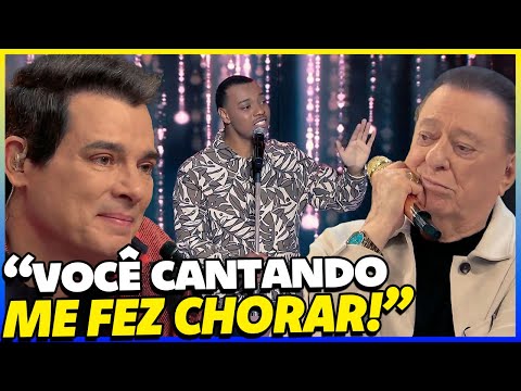 CELSO PORTIOLLI CHORA ASSISTINDO MATHIAS RODRIGUES CANTAR NO SHADOW BRASIL GOSPEL DO RAUL GIL