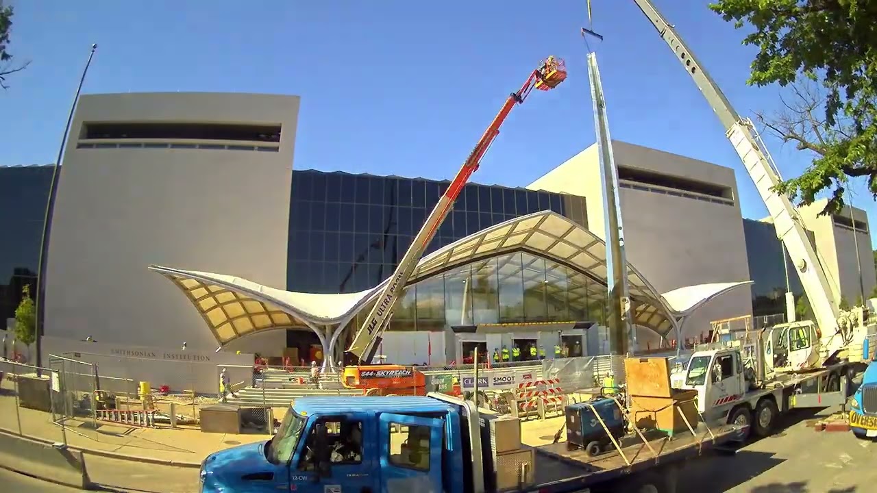 National Air and Space Museum: Timelapse of Redesigned Entrance - YouTube
