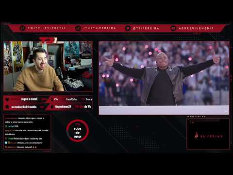 TJI REAGE AO HALFTIME SHOW DA SUPERBOWL 2022