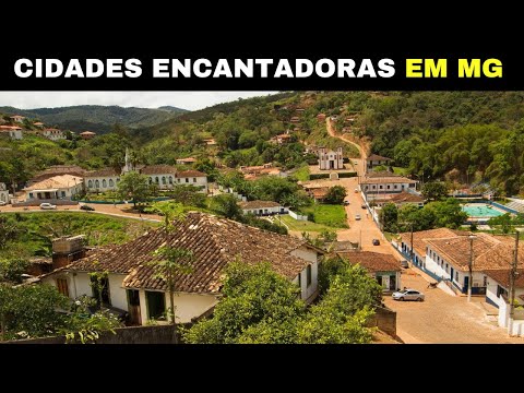 10 Cidades ENCANTADORAS e SURREAIS de MINAS GERAIS