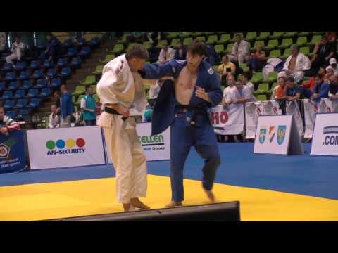 Judo Veterans EM 2012 Opole M4-81kg Podzik(POL) - Staudt(HUN)