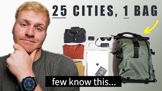 How to travel with just ONE bag! (with zero sacrifices)
