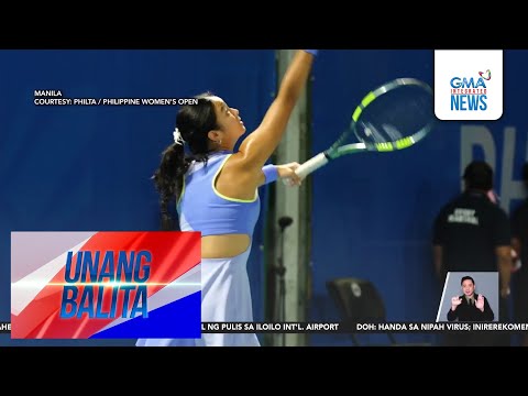 Alex Eala, quarterfinals-bound sa PHL Women's Open ng WTA 125 vs. Colombian player... | Unang Balita