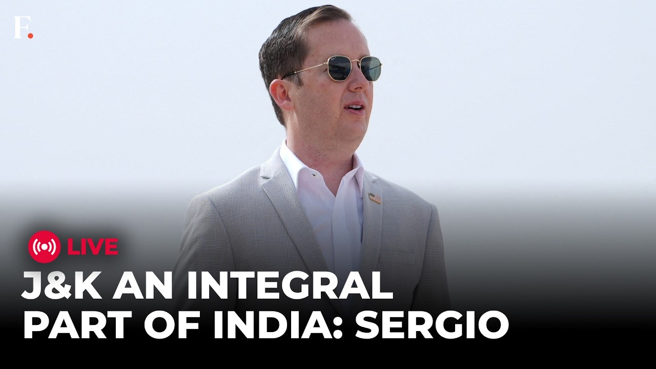 LIVE | 'J&K An Important Part of India' US Envoy Sergio Gor's Big Statement during India Visit