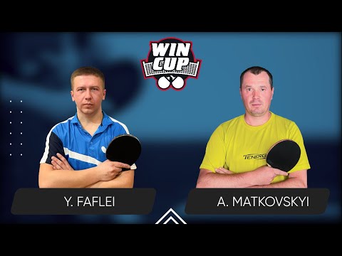 20:30 Yevhenii Faflei - Andrii Matkovskyi West 5 WIN CUP 02.02.2024 | TABLE TENNIS WINCUP