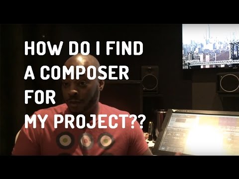 How do I find a composer for my project?