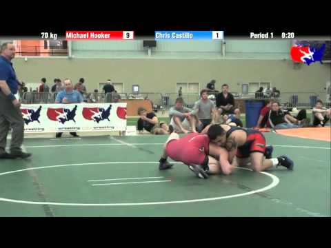 Michael Hooker vs. Chris Castillo at 2013 ASICS University Nationals - FS