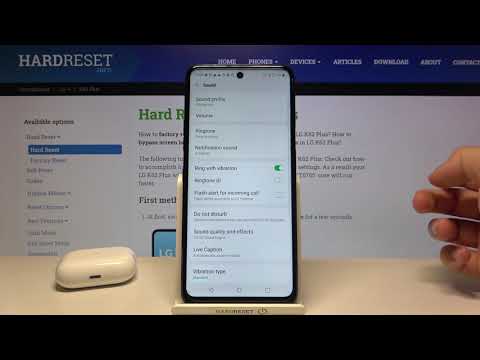 How to Find Sound Settings in LG K62 Plus – Manage Sound Options
