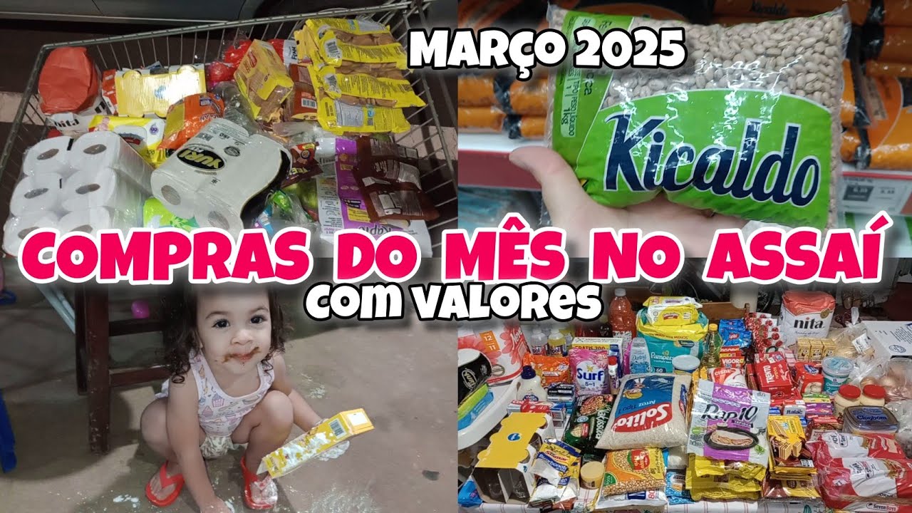 COMPRAS PARA 5 PESSOAS MARÇO 2025 - com valores
