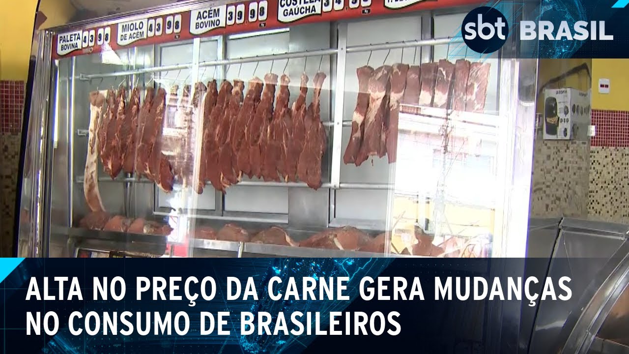 Alta no preço da carne faz açougues oferecem opção de parcelamento | SBT Brasil (23/12/2024)