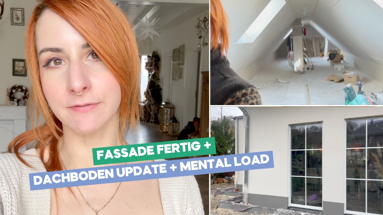 Schock auf dem Dachboden / Hausfassade FERTIG! / Allein mit Kind | Weekly Vlog 07-26