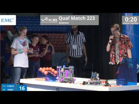 VEX Worlds 2016 - VEXIQ Middle School - Science - Qual 223 (11381C 10267) 16
