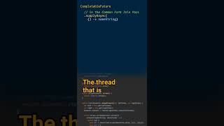 What thread does a completable future use?  Cracking the Java Coding Interview #javacoding #javatips