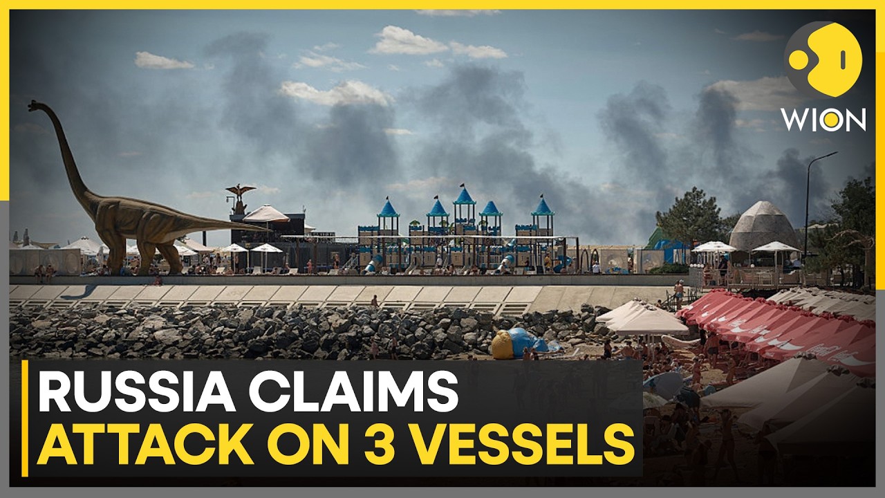 Russia-Ukraine War: 3 Vessels Attacked Near Ukraine's Black Sea Ports: Russia | WION News