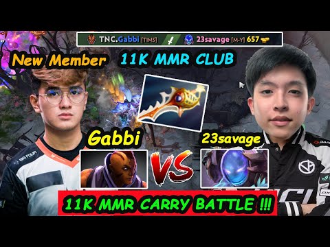 11K MMR Club Carry Battle TNC Gabbi [Anti Mage] vs VG 23savage [Arc Warden] Epic Fight Dota 2