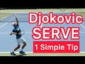 Copy This Novak Djokovic Serve Tip (Tennis Technique Explained)