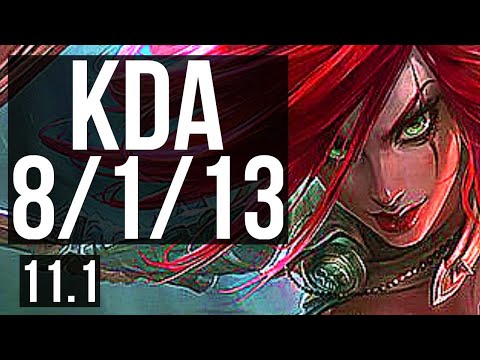KATARINA vs SETT (MID) | 8/1/13, Rank 7 Kata, 1.6M mastery, Legendary | KR Master | v11.1
