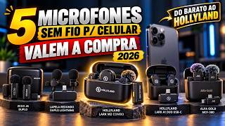 5 Microfones Sem Fio para Celular que VALEM a Compra em 2026 | Do Barato ao Hollyland
