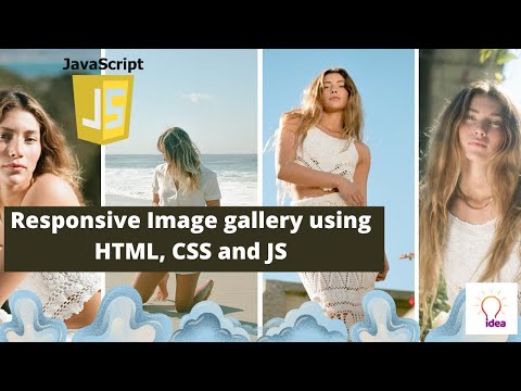 Responsive Image Gallery Using Html Css And Js Javascript Projects