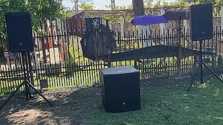Video thumbnail for Jbl Eon 715 and Jbl Eon 718S spl test outdoor by Bass Rider