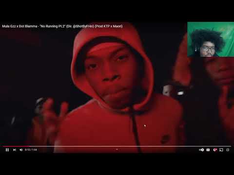 Mula Gzz x Dot Blamma - "No Running Pt.2" (Dir. @ShotByFr4n) (Prod KTP x Maori)(REACTION!🤯)