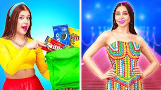 EXTREME WAYS TO HIDE SWEETS || Modelling School Hacks! Relatable Situations by 123 GO! SCHOOL