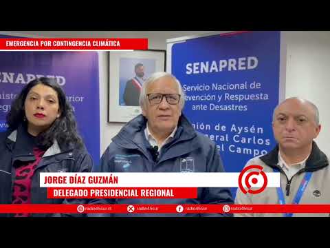 🌧️ Sistema frontal causa múltiples emergencias en la Región de Aysén