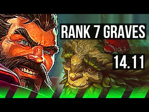 GRAVES vs IVERN (JGL) | 72% winrate, Rank 7 Graves, 7/1/2 | NA Challenger | 14.11