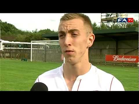 Wembley FC's Daryl Atkins | The FA Cup Preliminary Round 27/08/12