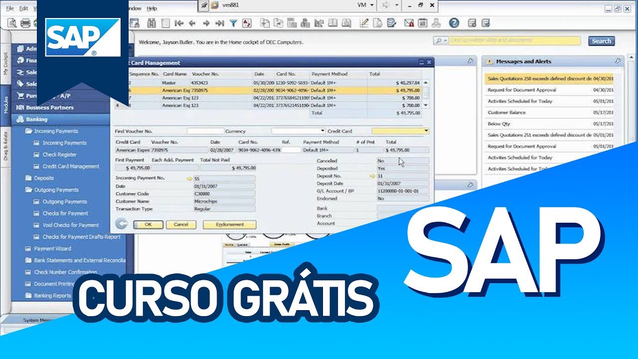 Curso Grátis - SAP