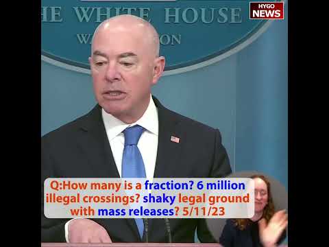 Q: How Many Is A Fraction? 6M Illegal Crossings? Shaky Legal Ground With Mass Releases?