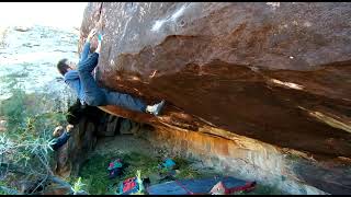 Video thumbnail of Dragonfly, 8a. Albarracín