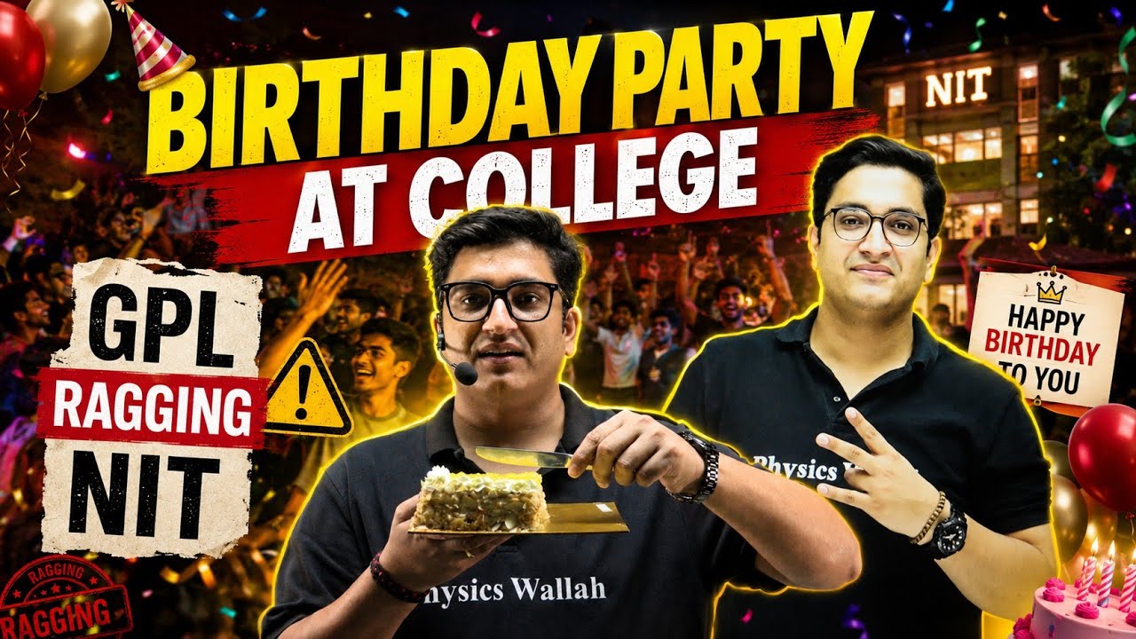 My First Ragging Birthday Special 🎉🤯| Story Of Ragging By Sachin Sir | NIT Ki Ragging Story 
