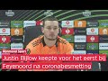 Inschattingsfout is een smet bij rentree van Feyenoord-doelman Justin Bijlow: 'Vooral heel onnodig'