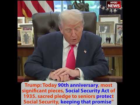 Trump: 2nd more important meeting Putin, Zelensky & myself; 275K illegal removed Social Security