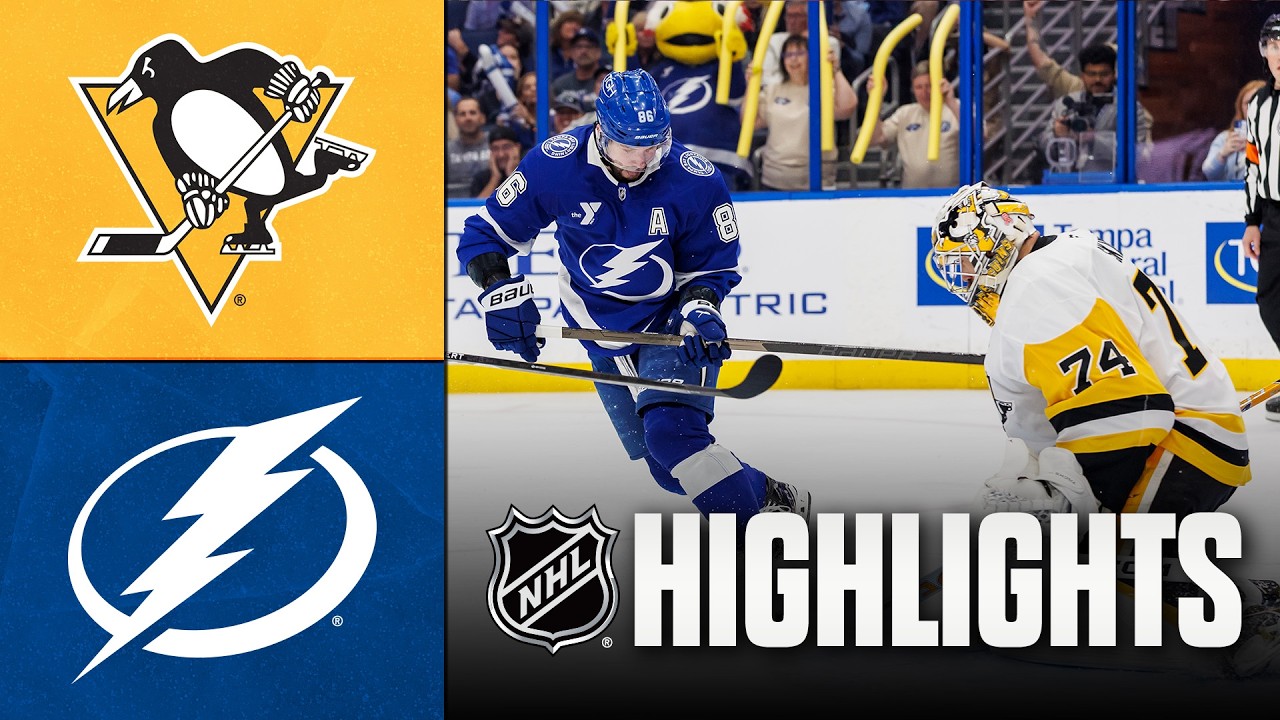 Penguins vs. Lightning | NHL Highlights | April 02, 2026