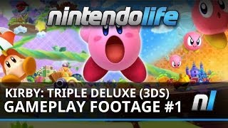 Kirby Triple Deluxe (3DS) Gameplay Footage 1