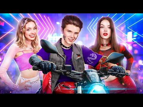 Chica Buena VS Chico Malo | Enamorada del Motociclista Cambio de Imagen de Chica Dulce a Alternativa