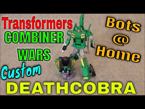 #botsathome Transformers Custom CW Deathcobra w/ Cobrabreast - GotBot True Review NUMBER 738