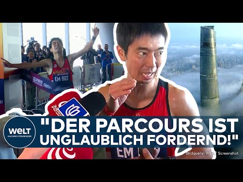 Video Thumbnail: CHINA: Shanghai Tower Vertical Marathon! Rennen in schwindelerregender Höhe!
