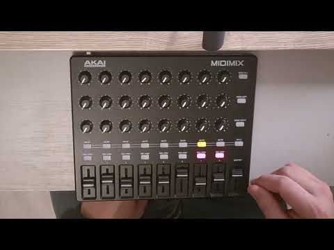 AKAI midimix reggae dub on cubase