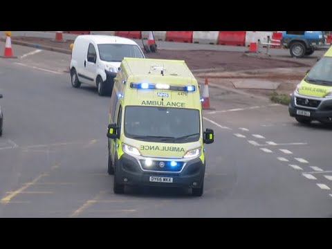 FAST! West Midlands ambulance responding fast!