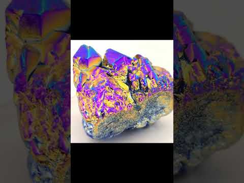 Titanium Aura Quartz Cluster