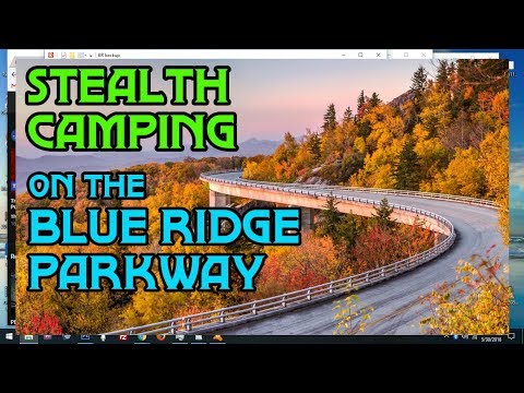 Stealth Camping on the Blue Ridge Parkway - Mt. Pisgah