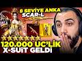 YENİ ALAZANKA X-SUİT VE 8 SEVİYE SCAR GELDİ! 😱 120.000 UC FULLEDİK! (KUZGUN GERİ DÖNDÜ) PUBG Mobile