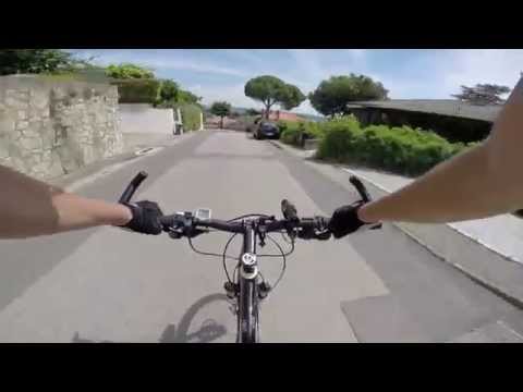 Cycling in Portoroz, Slovenia. :)