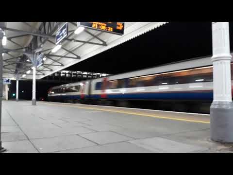 Class 444 speeds through Farnborough towards Weymouth