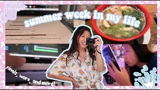some immaculate summer vibes ✧ a work, summer classes, & internship vlog